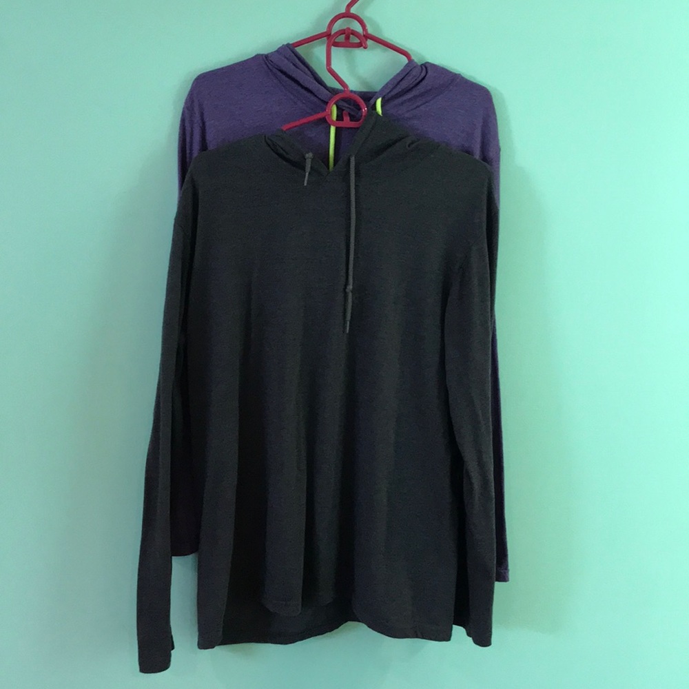 Grey and purple Sweatshirts